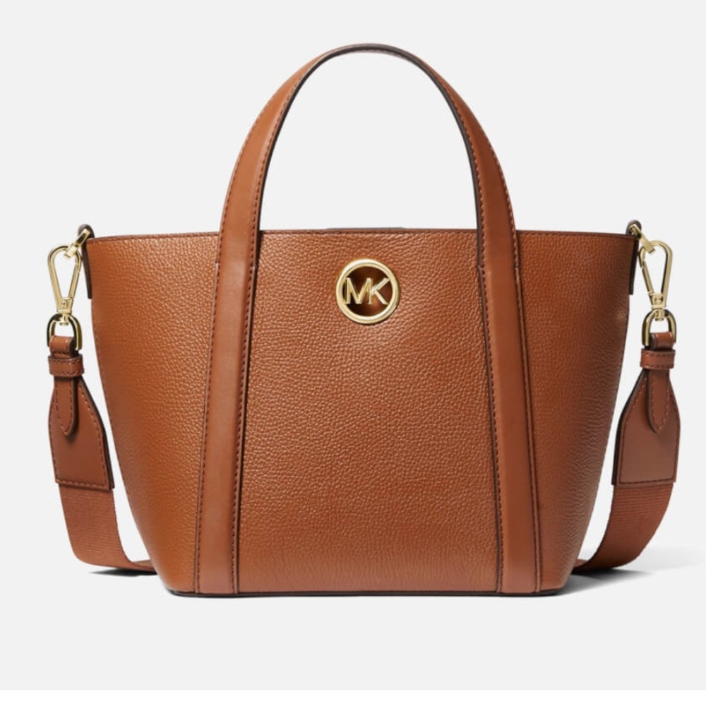 MK Hadleigh Small Leather Double Handle Tote Crossbody